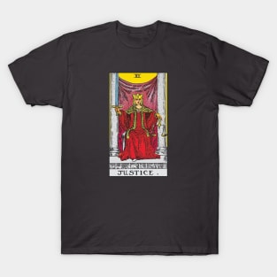 The Justice tarot card T-Shirt